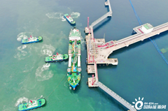 三航院EPC的广东深圳LNG码头改建工程迎来加注船首次靠泊